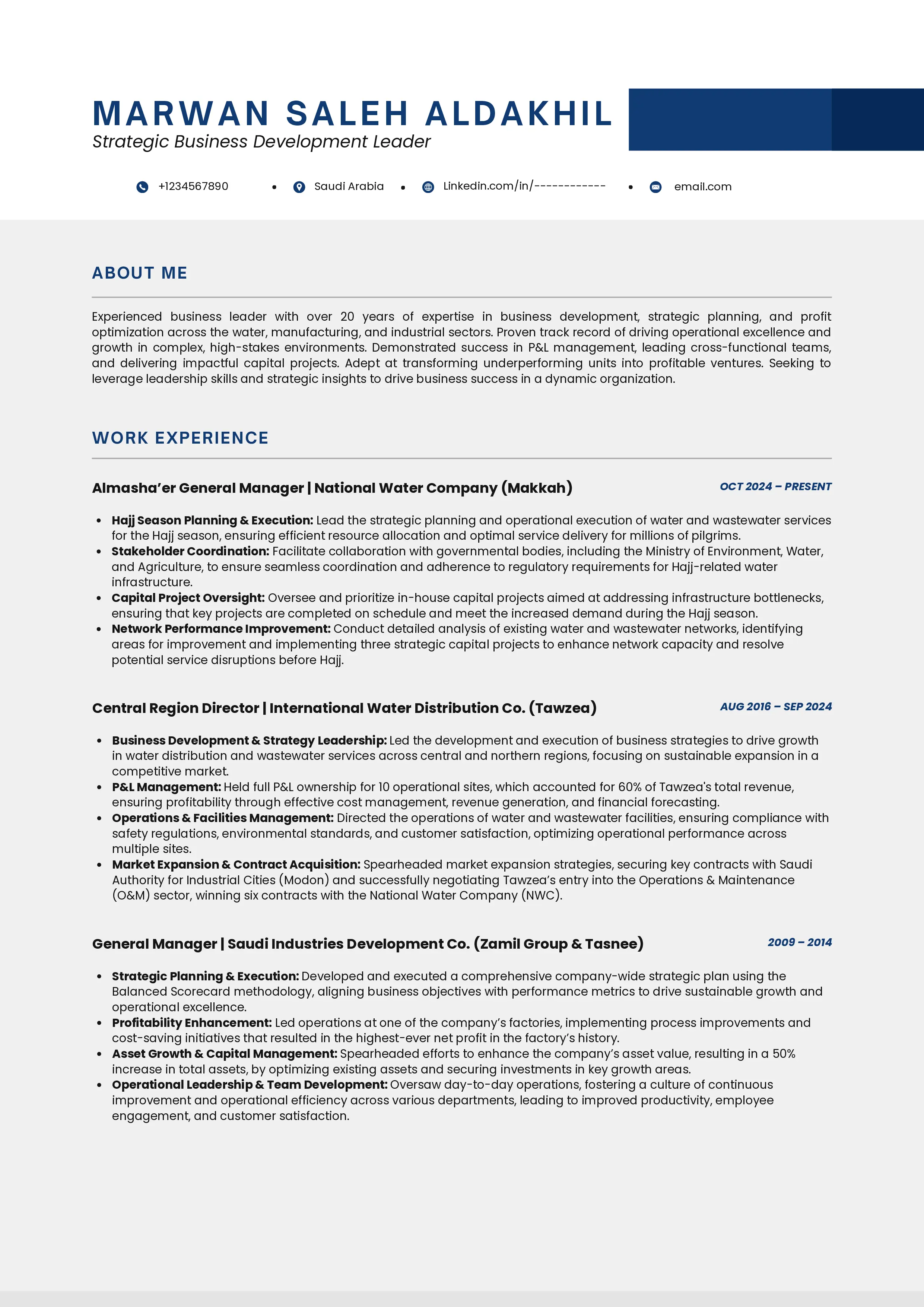 Chief Technology Officer Resume